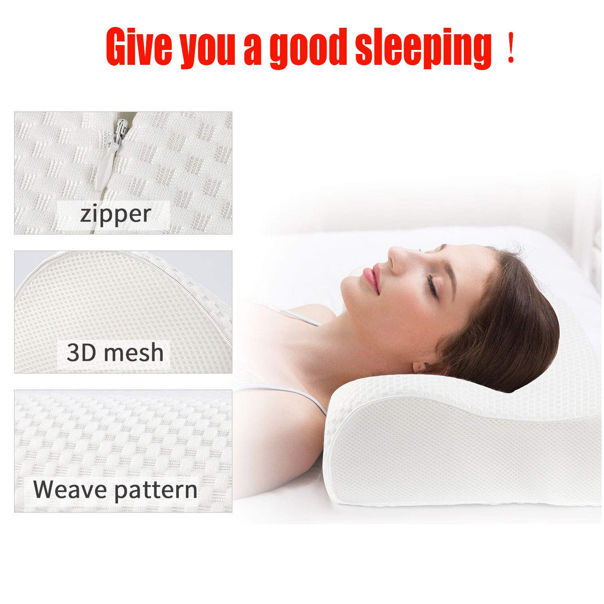 oreiller visco wave