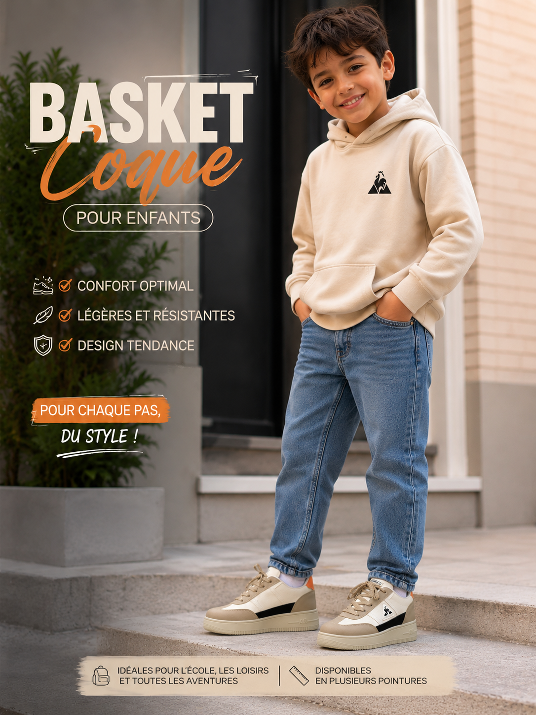 Baskets Coque enfants