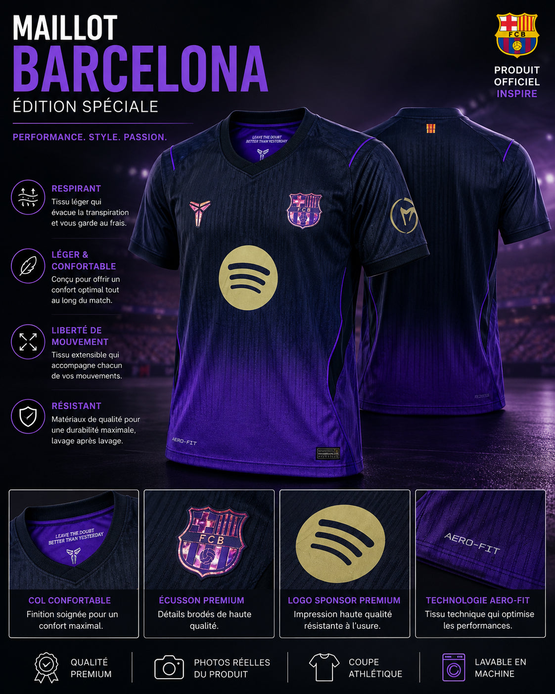 Maillot du Barca