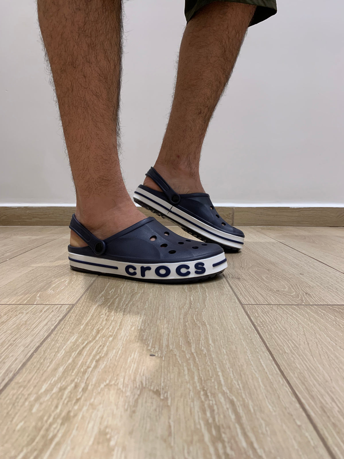 Crocs confort BEIGE ET BLEU
